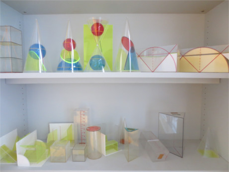 geometrische Modelle hohl